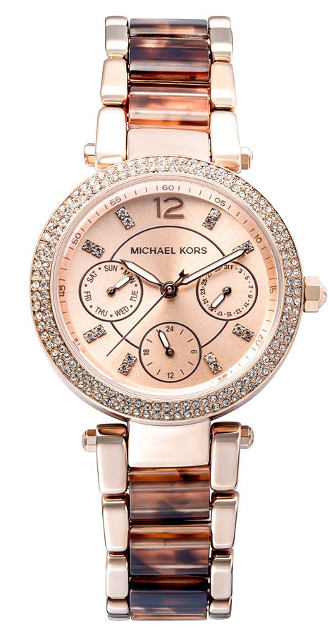 michael kors parker horloge|Michael Kors parker rose watch.